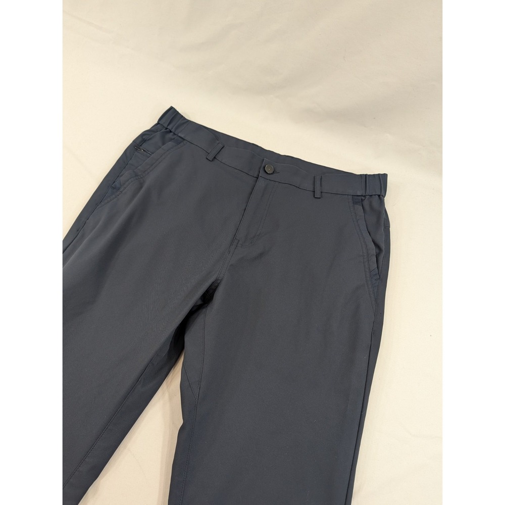 Jack Archer Jetsetter Pants 33x35 Tall  Deep Blue  Travel Flat Front Stretch EUC
